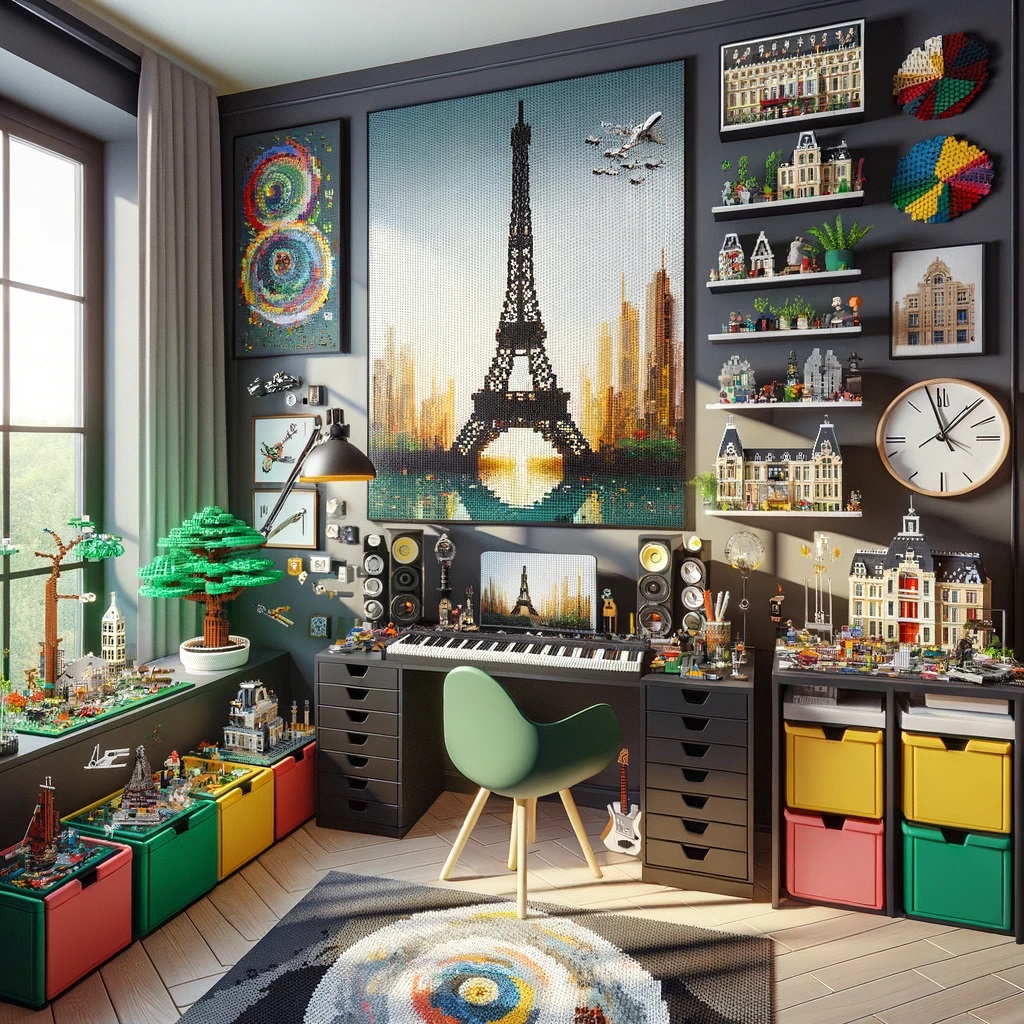 Une chambre pleine de LEGO